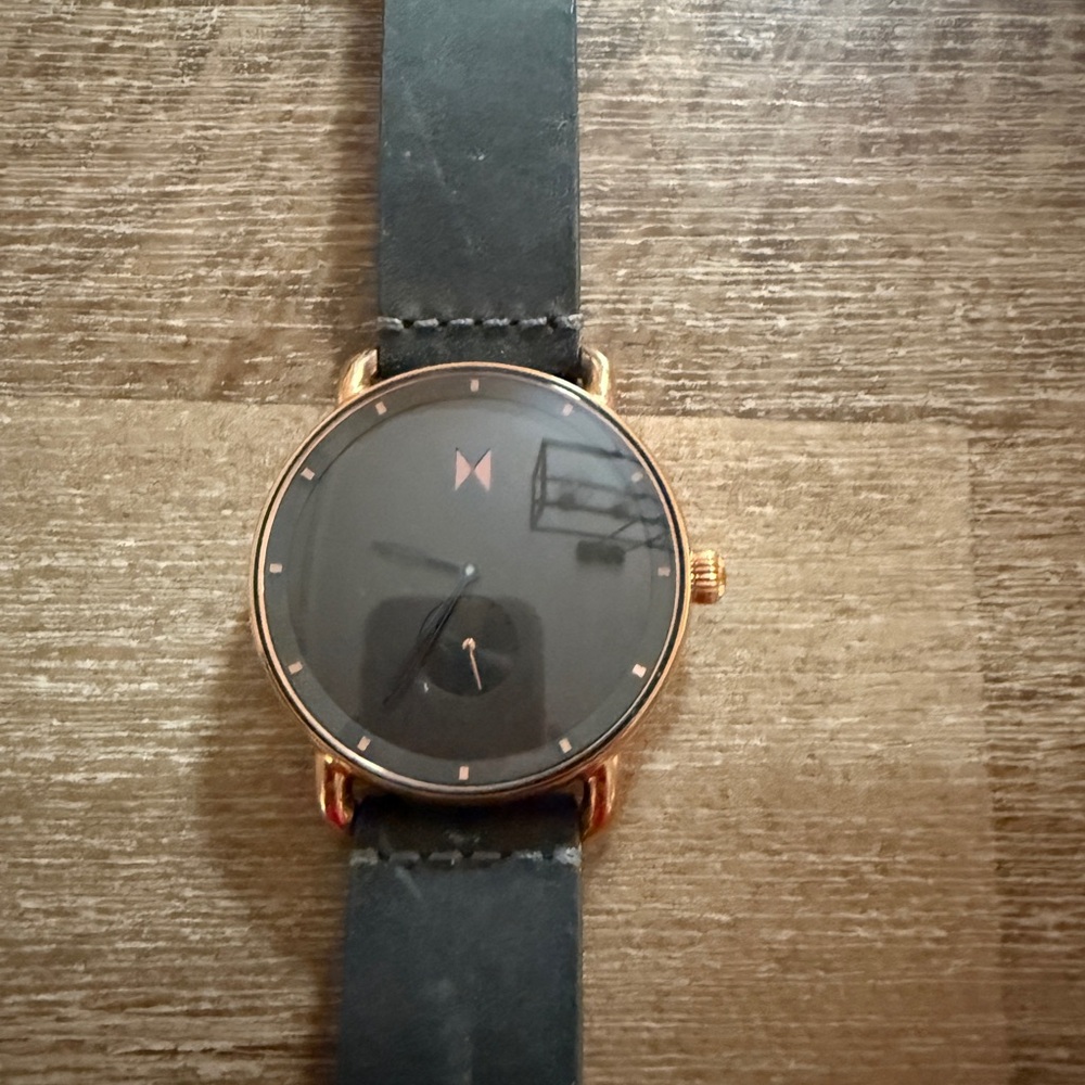 MVMT Charcoal Gray and Gold Watch